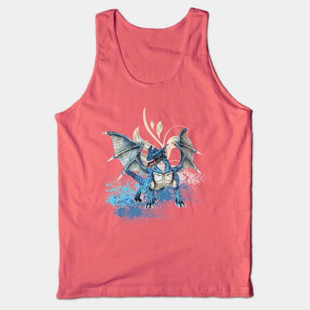 Blue Dragon Tank Top by AndreaTiettje